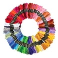 thumbnail image 1 of CIMAXIC 100pcs 8M Multicolor Cotton Cross Stitch Embroidery Threads Floss Sewing Threads (Random Color),5.91"X5.91"X5.91", 1 of 4