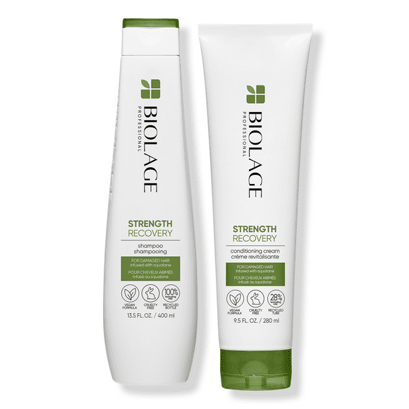 Biolage Strength Recovery Shampoo 13.5 oz & Conditioner 9.5 oz