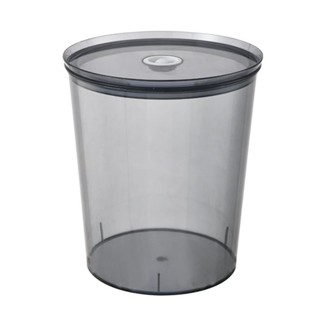 Chmadoxn Coffres de Rangement, Seau Scellé pour Épicerie Collations Seau Transparent pour Aliments Seau de Présentation Anti-Humidité Seau à Spaghetti pour Farine Seau de Rangement Créatif Seau de Rangement en Plastique