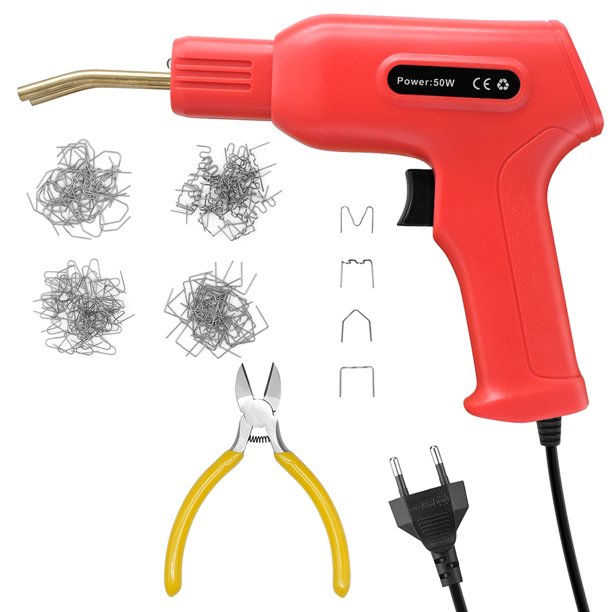 Máquina de Soldadura Bsvklp Plástico 50W Kit Reparación Parachoques Coche (UE)