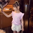 thumbnail image 5 of YunPes Jean Shorts for Teen Girls Y2k Cute Heart Embroidered Pockets Elastic Waist Denim Shorts Fashion Versatile Pull On Jeans, 5 of 7