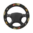 thumbnail image 6 of XMXT Botanical Insect Decoration Steering Wheel Cover, Elastic Non-Slip Universal Fit Car Decor Accessories Protector for Auto SUV Trucks, 6 of 8