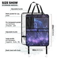 thumbnail image 3 of WOBOGO Giant Tiger Purple Pattern Backseat Car Organizer Footed Universal Car with Touch Screen Tablet Holder Rear Seat Protector, 3 of 7