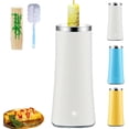thumbnail image 1 of Egg Tube Cooker, Electric Vertical Egg Roll Maker Machine with Bamboo Sticks, Automatic Eggs Roll Maker, Mini Multi Purpose Eggs Sausage Making Breakfast Machine, Non Stick (White), 1 of 9