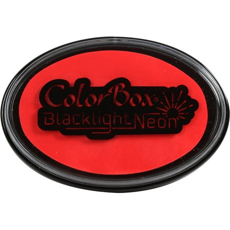 ColorBox Black Light Neon Oval Ink Pad-Apple