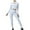 White, variant on Chbgutlmr Workout Sets for Women Long Sleeve Cutout Crop Tops High Waist Leggings Pants Gym Athletic 2 Piece Outfits
