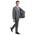 thumbnail image 4 of Men's 3pc Solid Suit, Notch Lapel, 4 of 4