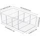 thumbnail image 2 of Paquete de 4 contenedores organizadores de plástico transparente para almacenar alimentos para despensa, cocina, refrigerador y organización de gabinetes, 2 of 7