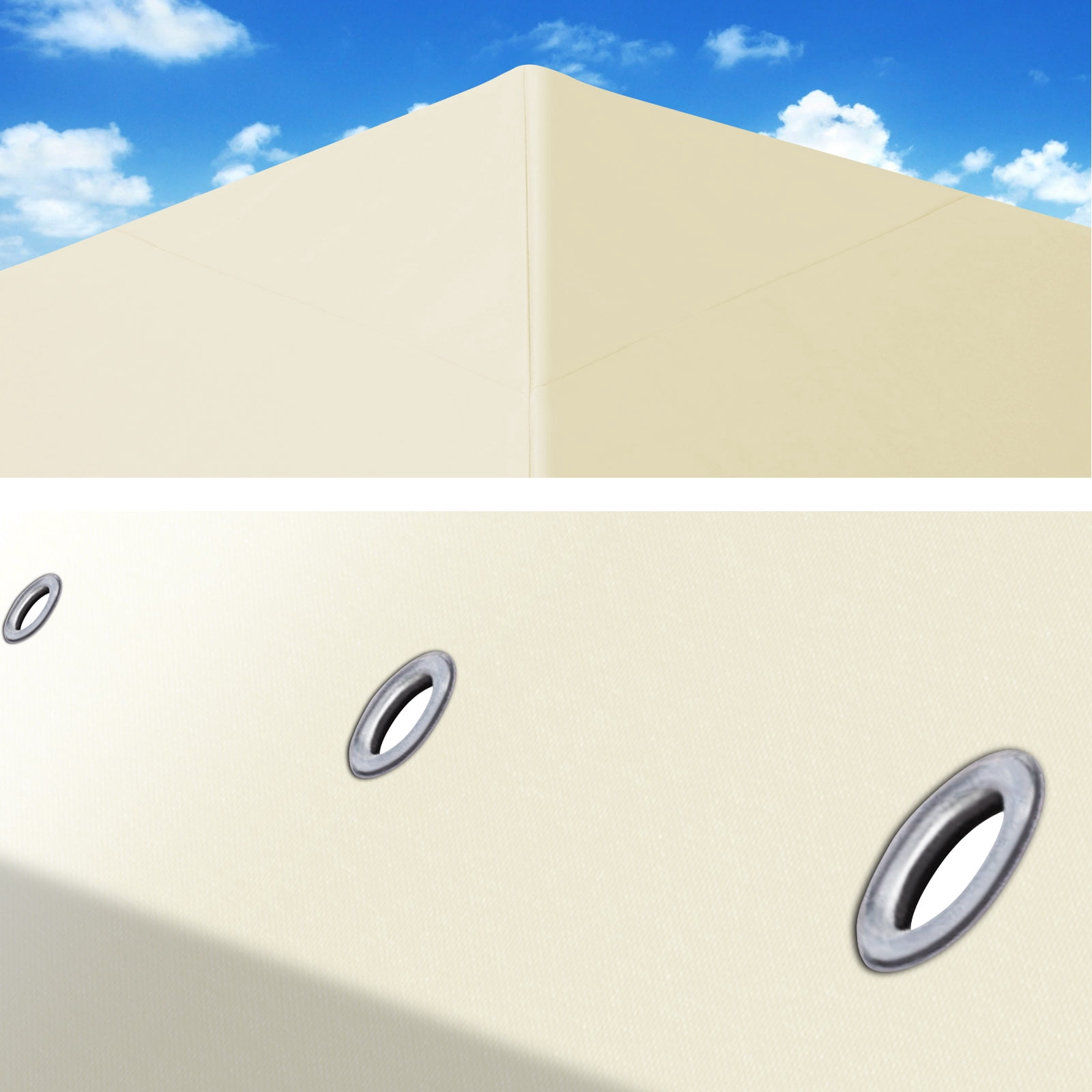 Sunny Single tier Replacement 10'X10'gazebo canopy top patio pavilion cover sunshade plyester