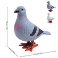thumbnail image 3 of BINGLI Pigeon Wind up Toys Dove Clockwork Pigeon Toys for Kids Jumping Simulation Early Pigeon Clockwork Toys Kid Mini Pigeon Toys Party Favors Ornament, Random Color, 3 of 9