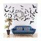 thumbnail image 2 of Juego de Pegatinas de pared de murciélago 3D Yashi decoración de Halloween color negro, 2 of 5