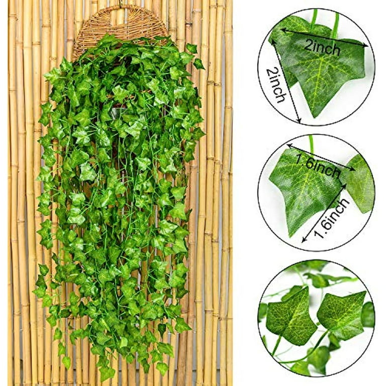 Artificial ivy wall home decorative plants vines greenery garland hanging  for room garden office wedding wall decoration foliage - AliExpress