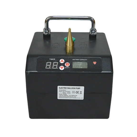 Balloon Electric Air Pump Magic Balloon 5 Inch Round Balloon B231 High Pressure Type Single Hole Long Balloon Inflator