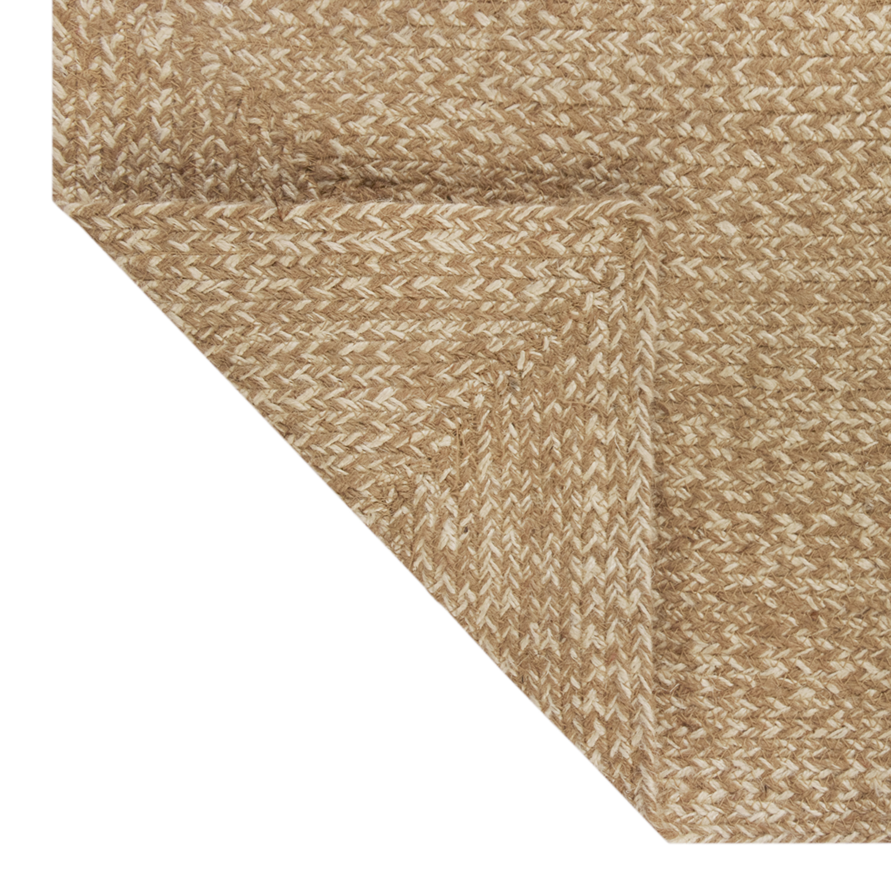 Better Homes & Gardens Braided Jute Placemat - 14” x 20” - Vanilla Dream / Papyrus Beige - 100% Jute