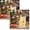O164 E 3.0x2.0x1.7" 2Pack, variant on 2Pcs Lighted Christmas Village Houses, Lighted Christmas Mini Snow Houses 2025, Cottage Town Tiny Figurine with Led Light Winter Miniature Resin White Collectible Buildings Decorated Happy 2026!