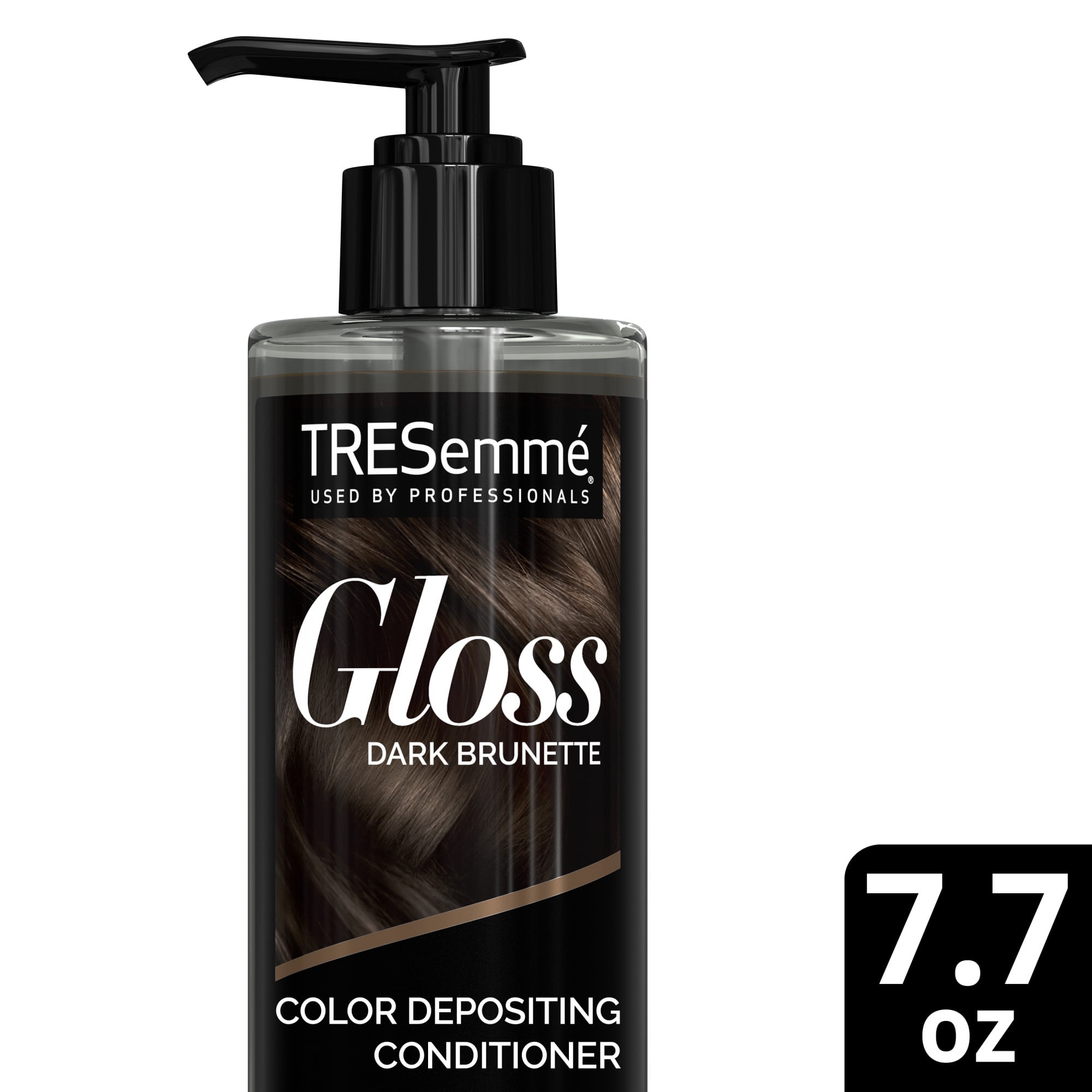 TRESemmé Gloss Dark Brunette Provides 3-Minute Results in Shower Color Enhancing, 7.7 fl oz