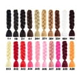 thumbnail image 2 of Wig Extension Big Braid Color Chemical Fiber African Dirty Braid Wig Braided Twist Braid 24inch, 2 of 3