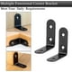 thumbnail image 3 of Soporte de fijación Soporte en forma de L de ángulo recto negro Soportes de metal para muebles de madera Soporte de armario 10 piezas 50 * 50 * 19 mm, 3 of 5