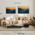 thumbnail image 4 of Elephant Stock Smoky Mountains National Park Wall Art - Horizontal Canvas Wall Art - Living Room Wall Decor - Nature Canvas - Orange And Yellow Decor - 45" x 30", 4 of 8