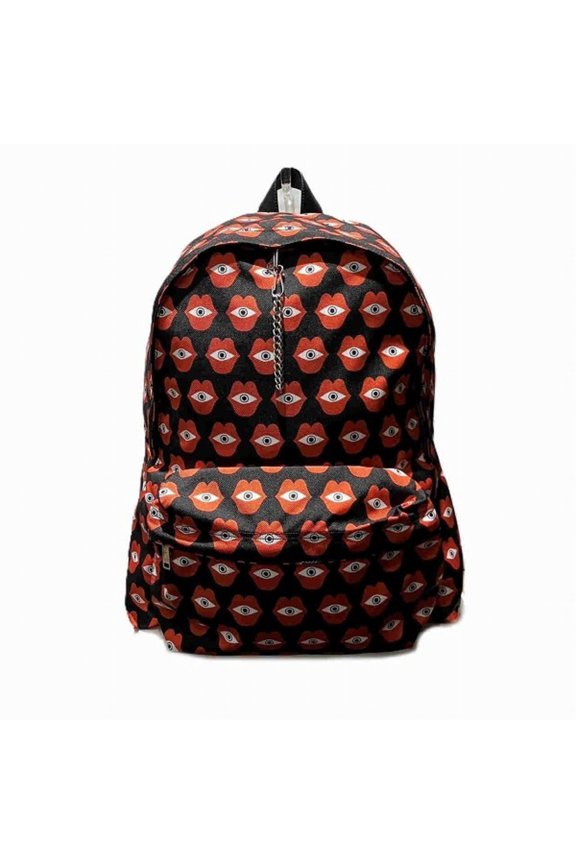 Pre-Owned Celine Telepathic Love Print Backpack 188382BP2 for Men and Women, Free Shipping
