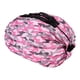 thumbnail image 3 of Bolso de hombro de viaje impermeable con camuflaje rosa y rojo, de gran capacidad y plegable para guardar las compras, 3 of 8
