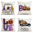 thumbnail image 1 of 4pcs Halloween Pillowcases, Sofa Pillowcases, Bedroom Pillowcases, Halloween Outdoor Decorations, 1 of 1