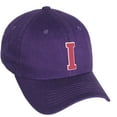 thumbnail image 1 of Daxton Classic 3D Varsity White Rose Initial Letters Baseball Dad Hat, Purple, Letter I, 1 of 2