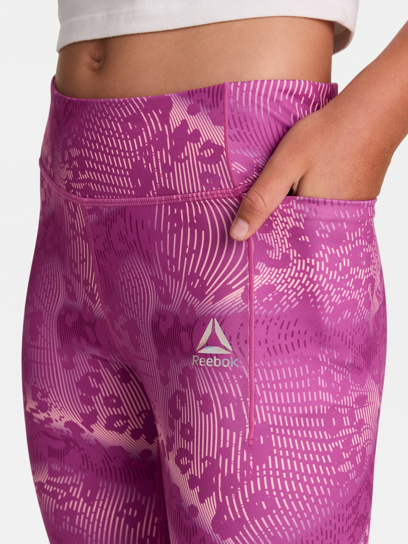 Reebok Girl's Prestige AOP Legging, Sizes 4-18