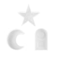 thumbnail image 4 of Multipurpose Sturdy Silicone Star Holders Mould Set Portable for Resin Plasters Craft Supplies Assorted Size, 4 of 8