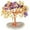 B, variant on Amethyst Tree Ornament, Copper Wire Feng Shui Bonsai for Positive Energy and Decor
