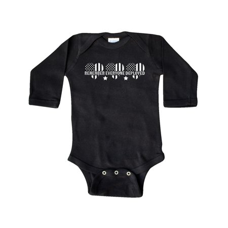 

Inktastic Deployment Remember Everyone Deployed Gift Baby Boy or Baby Girl Long Sleeve Bodysuit