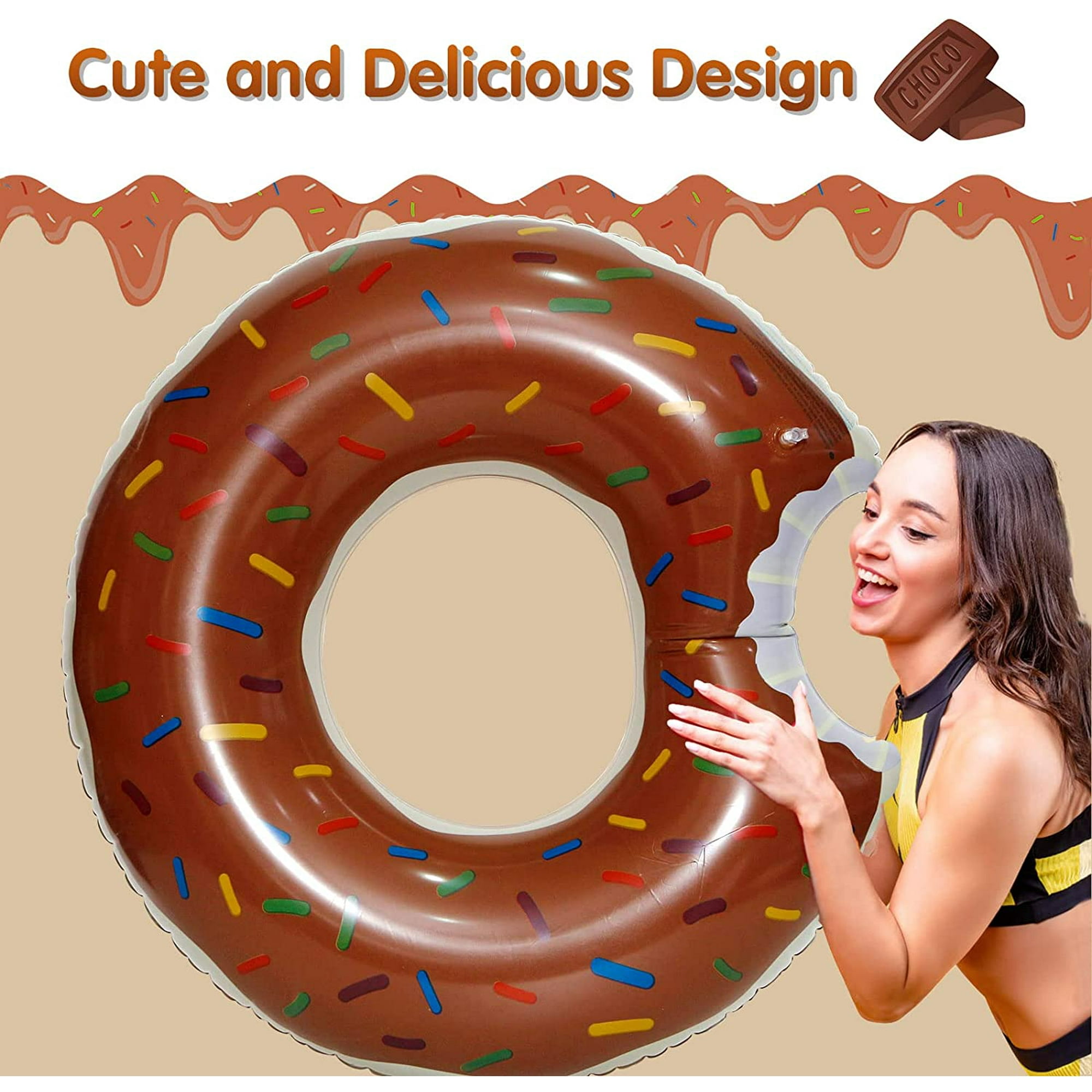 Donut Piscine Flotteurs Donut Piscine Float Float Donut Tube Piscine  Beignet Gonflables Beignet Tube Intérieur Beignet Piscine Beignet Float  Anneau de Piscine Donut Anneau de Natation pour Piscine de Plage -  Walmart.ca