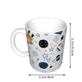 thumbnail image 2 of Yiaed Cartoon Planets Print Ceramics Coffee,Large Handle Design,Extra Large Tea and Coffee Cup for Office and Home Mugs, 2 of 6