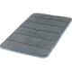 thumbnail image 1 of Alfombra de baño - Base antideslizante, suave vellón coral, muy absorbente (gris, 50×80 cm), 1 of 5