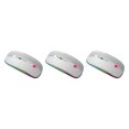 thumbnail image 1 of stanreset 2.4GHz Wireless Mouse Rechargeable Adjustable 800/1200/1600/2400 DPI Computer Gaming Mice Portable Office for Tablet Silver 3Set, 1 of 6