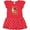 Red with Polka Dots, variant on Inktastic My Grandma Loves Me to the Moon and Back Girls Toddler Dress
