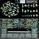 thumbnail image 4 of Nail Art Rhinestones Kit Multi Shapes Glass Crystal AB Nail Stones Nail Jewels Flatback Nail Gems Strass for w/ Wax 8, 4 of 5