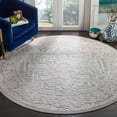 thumbnail image 2 of SAFAVIEH Reflection Christy Oriental Area Rug, Light Grey/Cream, 3' x 3' Round, 2 of 9