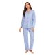 thumbnail image 5 of Apparonia Conjuntos de Piyamas Mujer 100% Algodón Francela Margarita Azul​ L, 5 of 7