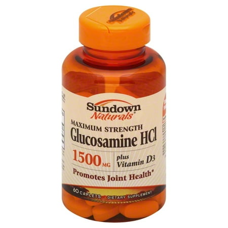 Sundown Glucosamine 3000 mg Per Serving Plus Vitamin D Caplets 60 Caplets