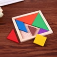 thumbnail image 3 of Rompecabezas de madera para bebé Ehuebsd Juguete educativo para Niños DIY 110x110x6mm Embalaje original, 3 of 6