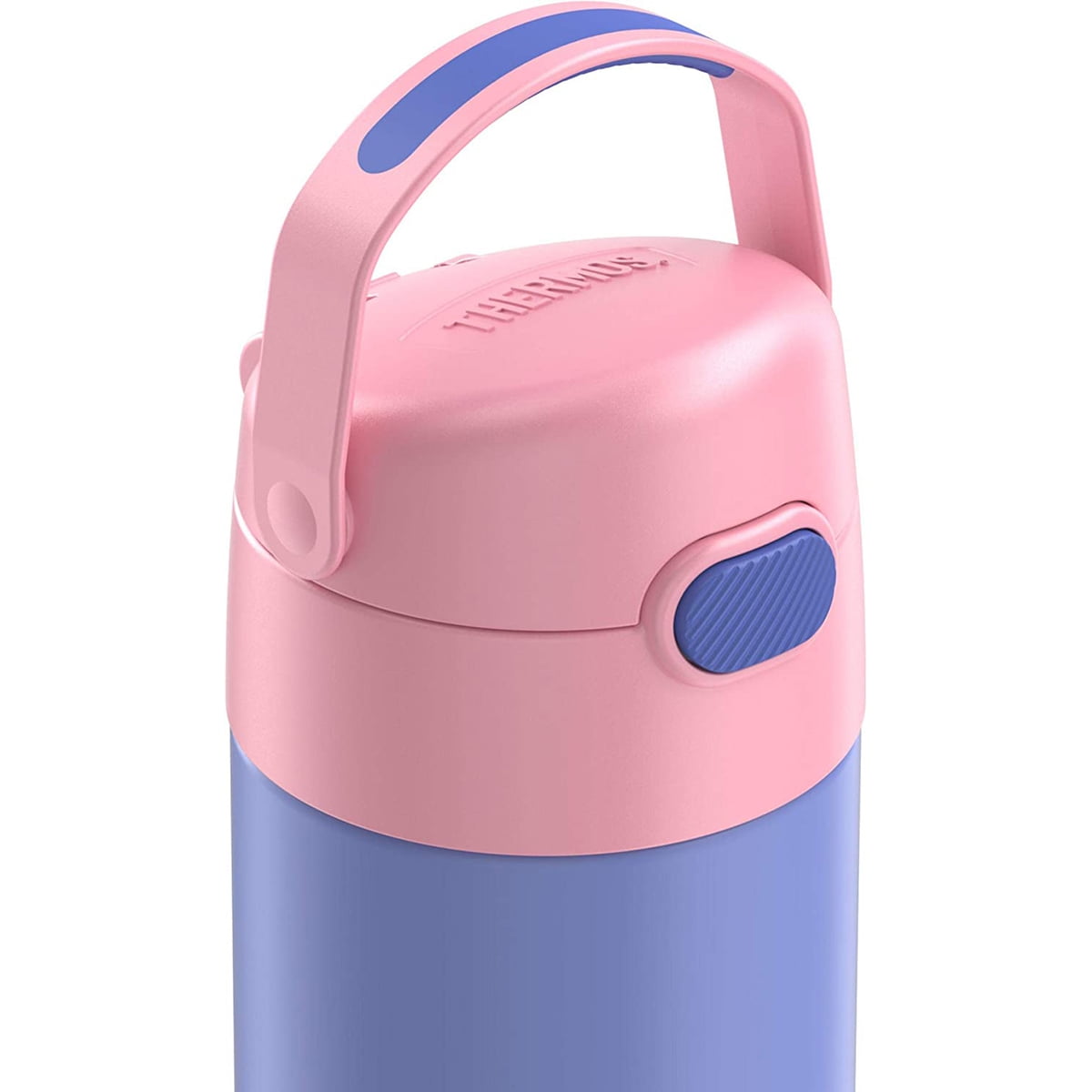 Thermos Funtainer 12 Ounce Bottle Pink [並行輸入品] Thermos Stainless Steel Vacuum Insulated Straw Bottle - Pink, 1 ct