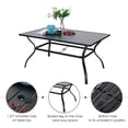 thumbnail image 5 of Sophia & William 7 Pieces Metal Patio Dining Set Paded Chairs and Table Furniture Set, 5 of 7