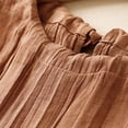 thumbnail image 3 of YHAJDS Sleeveless Casual Shirts Womens Camisole Solid Color Linen Pleated Round Neck Loose Cami, 3 of 4