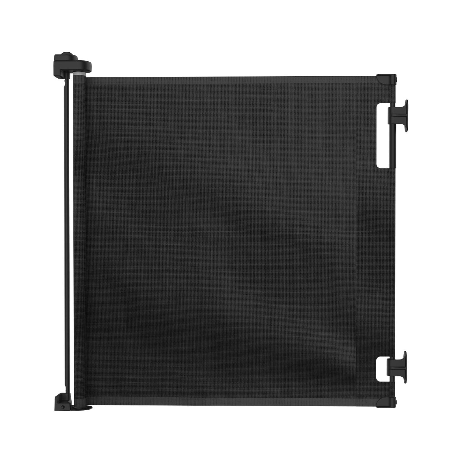 Perma Child Safety 55 in. Wide x 33 in. Tall Black Retractable Baby Gate