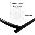 thumbnail image 2 of Tubo de silicona ANPTGHT de 10 mm de diámetro interno x 16 mm de diámetro exterior, negro, apto para uso alimentario, 2 of 5