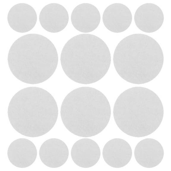 Toyvian 100Pcs Round Aroma Diffuser Pads Cotton White for Perfume Diffusion