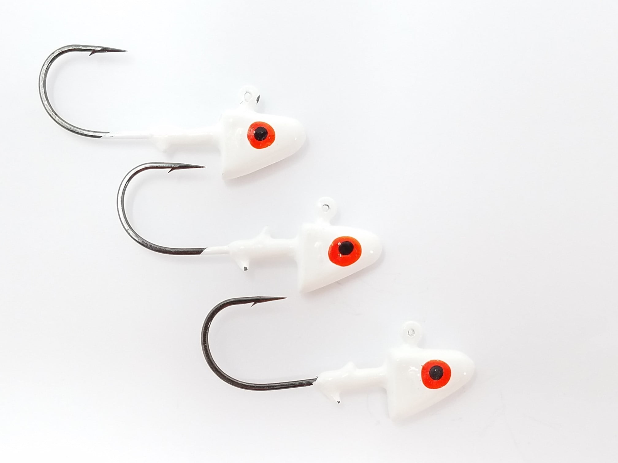 Kalin's Freshwater Ultimate Swim Bait Fishing Jig, White, 3/4 oz., 3pk, Lake