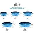 thumbnail image 4 of Jasonwell Foldable Dog Pet Bath Pool Collapsible Dog Pet Pool Kiddie Pool for Dogs Cats Kids (63x11.8in), 4 of 7