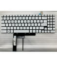 thumbnail image 3 of Clavier US RU pour MSI Crosshair 15 15-A11U 15-B12U B12UEZ GF66 MS-1582 GL66 GF76 GL76 MS-17L1 MS-17H3 V203222CK1 Rétroéclairé US Rouge Rétroéclairage, 3 of 5